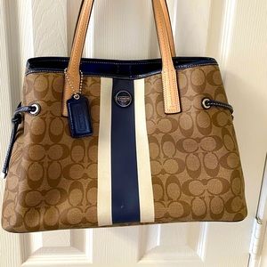 Leather Coach purse